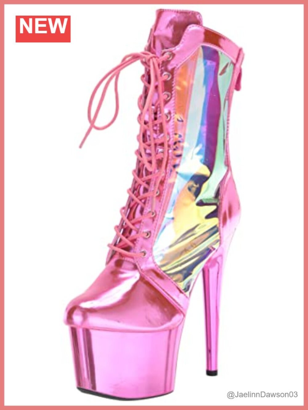 Women's Metal Ankle Bootie Stiletto Heel Zip-Up Boot Round Toe
